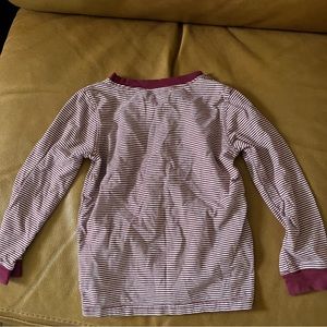 Striped burgundy shirt 4t carters never worn